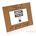 KATE POSH Love at First Sight Sonogram Photo Frame - Engraved Natural Solid Wood Picture Frame (3 1/2 x 5 Horizontal)