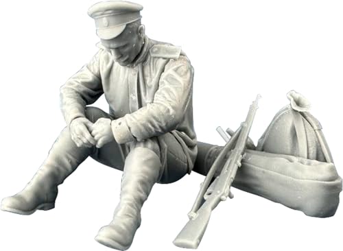 Kit d'imprimante 3D soldat impérial russe 1/35 figurine résine historique Copper State COPF35065