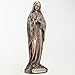 Veronese Design 6 1/8 inch Our Lady of Lourdes Cold Cast Resin Bronze Finish Religious Sculpture