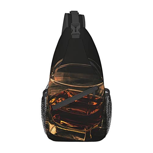 Sac de poitrine italien Old Street Bag en cuir nuance cigare et whisky pour citadins raffinés