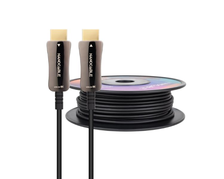 Cavo HDMI - cavo v2.1 da 80 m, connessione A/m, supporto 8 K, alta velocità, consente il trasferimento di dati video e audio di alta qualità. *