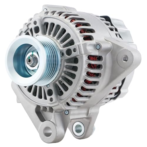 Image of New Alternator Compatible with 2002 2003 Toyota Camry 02 03 Solara 2.4L, 2001-2005 RAV4 Base 2.0L 2.4L, 2005 RAV4 L Sport Manual Trans, 13958N 102211-2120 27060-0H010 400-52105