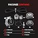 AxleyHub Engine Timing Belt Kit with Water Pump for Audi A3 A4 TT 2003–2015, for Volkswagen Eos, for VW Golf Jetta Passat Tiguan, 2005–2018, Replace OE TCKWP342