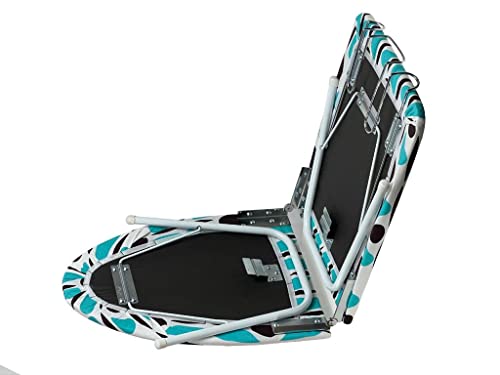 HOMION Lightweight Folding Ironing Board Small/Medium/Large/Extra Large Ironing Board Iron Board Iron Rest (Folding With Iron Stand (80x32cm)) PHM7165 - Image 6