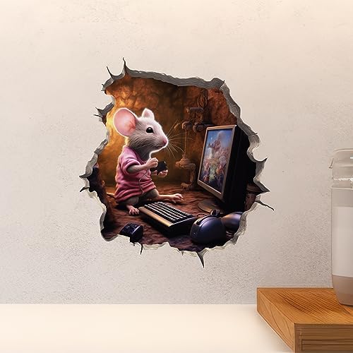 Vinilo Decorativo Gaming Mouse 3D Mouse Hole miniatura 5