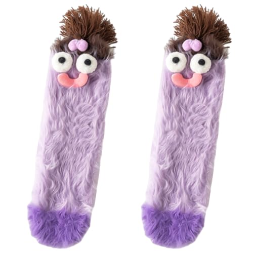 Hilloly Coral Velvet Three-dimensional Quirky Socks, 3D Nove