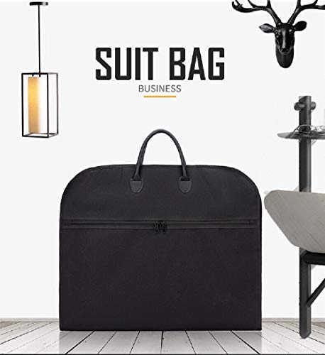 | D.LOFT |40-inch|Carry on Garment bag suit bag for business travel with extra pocket for travelling meeting conference or home storage water proof and tear resistant garment carrier