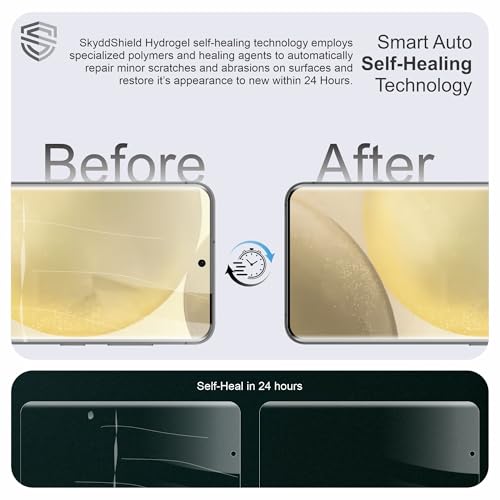 Image of TPU hydrogel Edge to Edge Screen Protector Guard For Samsung Galaxy S25 and Samsung Galaxy S24 (6.8 Inch) With Installation Kit | Fingerprint Compatible | Edge to Edge Coverage