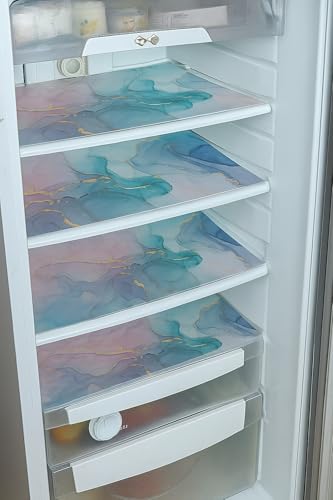 Image of THE LION'S SHARE Multipurpose Refrigerator Sheet | Drawer Mat | Water Proof PVC Material | Fridge Mats (Multi Colour -Pack of 03) -TLS-02