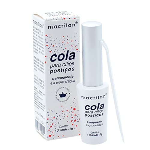 Macrilan Cola Para Cílios Postiços. Transparente. - Ca-001