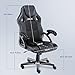 play haha. Silla de Oficina giratoria, Estilo Carreras, giratoria, ergonómica, con Soporte...