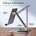 UGREEN Tablet Stand Holder for Desk 360° Rotating Base Aluminum Tablet Holder Adjustable Multi-Angle Home Office Accessories Compatible with iPad Pro Air Mini 13 12.9 11 Inch