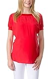 bellybutton Schwangerschaftsmode Damen, Bluse, NAOMA - Bluse 3/4 Arm, Rot (tomato 2052), 36