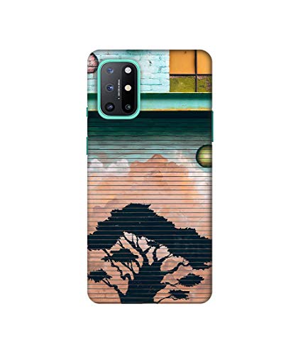 Image of Amazon Brand - Solimo Designer Tree Painting 3D Printed Hard Back Case Mobile Cover for OnePlus 8T