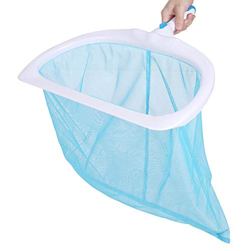 Pool Leaf Rake, Portable Leaf Net Swimming Pool Leaf Rake Deep Water Fine Mesh Fish Pond Pool Net Cleaning Tool