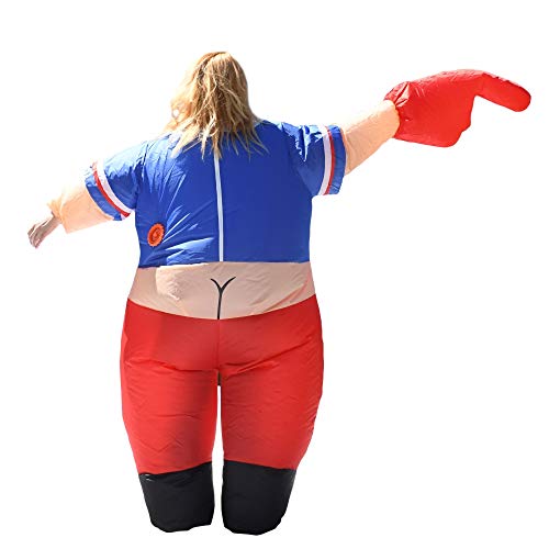 ALEKO ICP04 Halloween Inflatable Party Costume - Pot Belly #1 Sports Fan - Adult Sized - Image 7