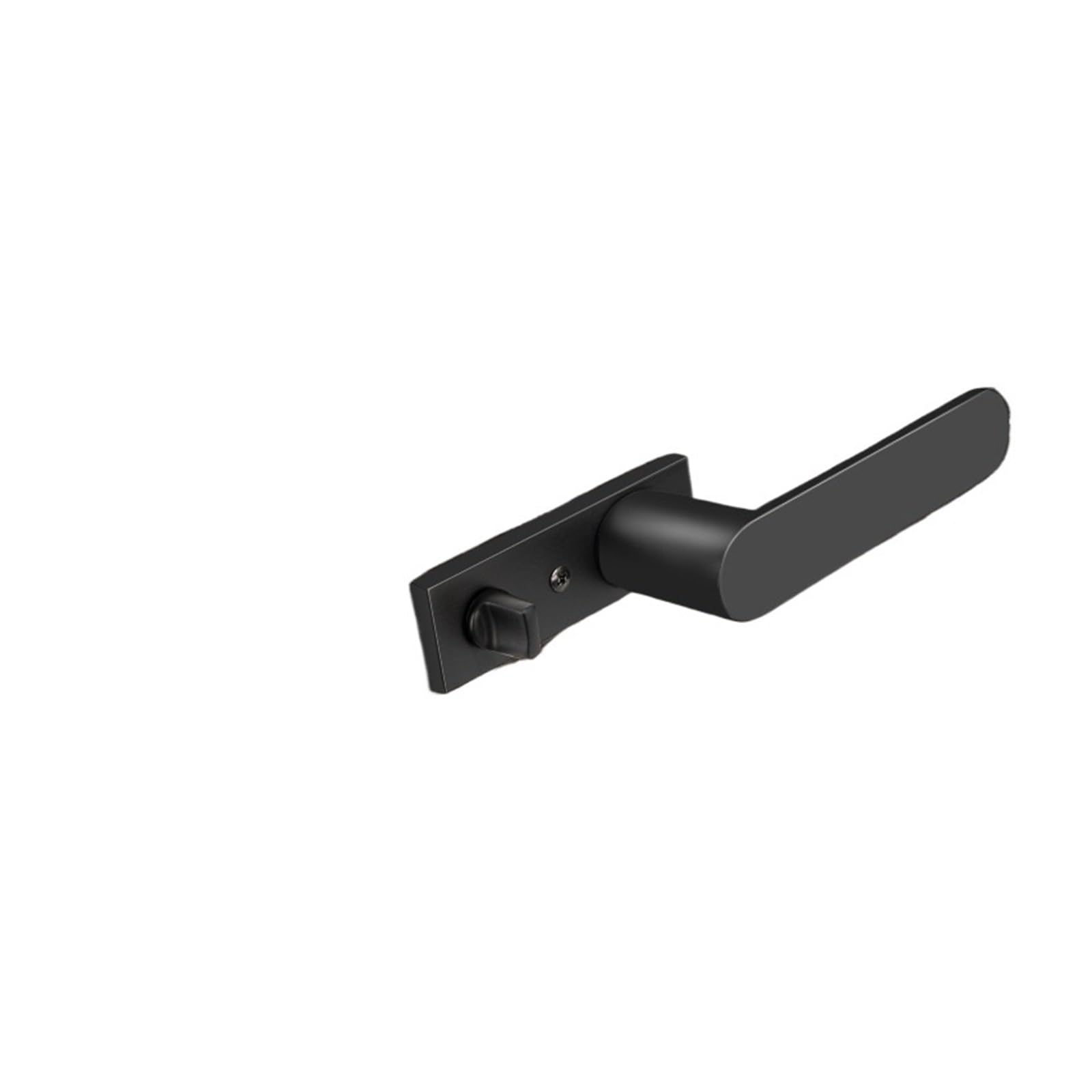 ZONSHJDKR Pure Copper Italian Minimalist Door Lock Invisible Handle for Wooden Gray(Yahei)