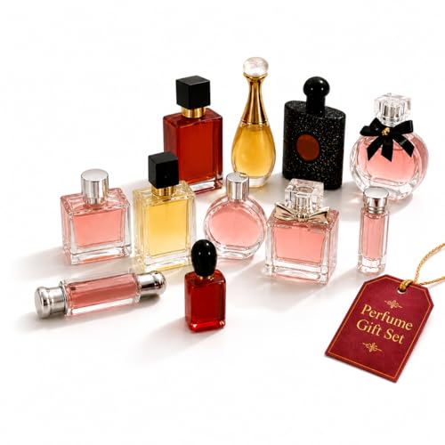 BEAUTIVANA Mini Perfume Gift Set for Women – 12-Piece Floral