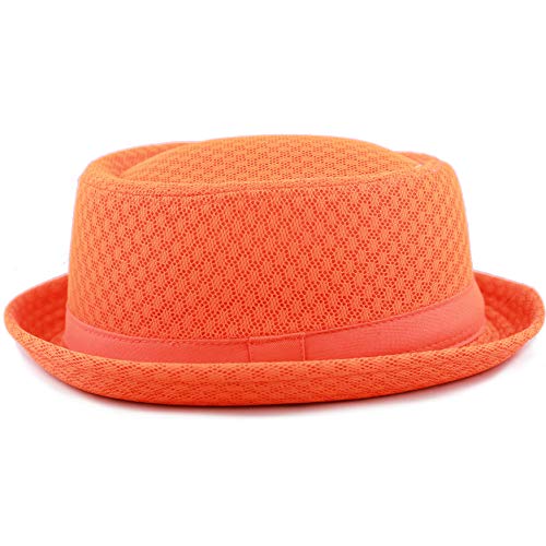 Image of The Hat Depot Unisex Light Weight Classic Soft Cool Mesh Pork Pie hat