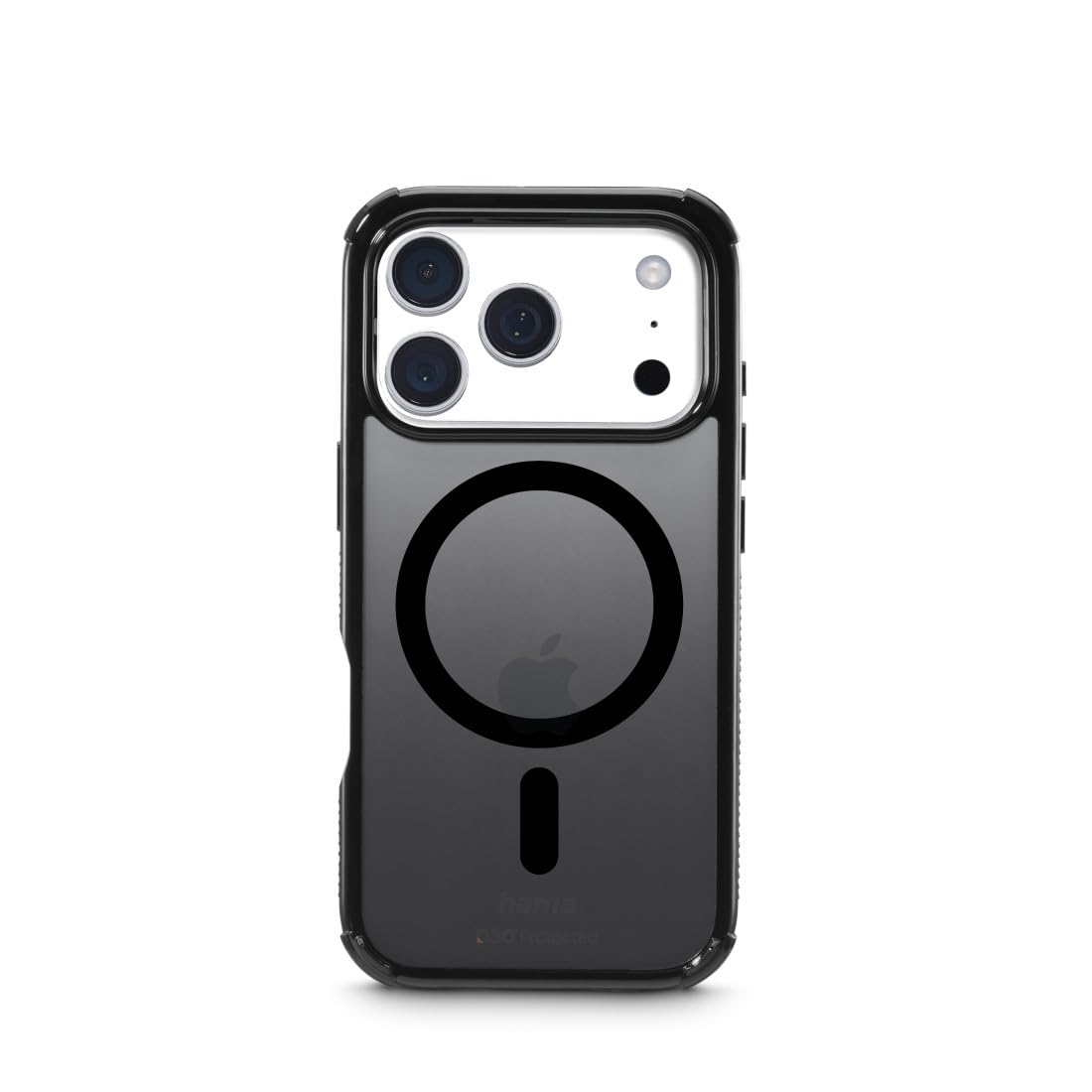 Hama Coque iPhone 17 Pro Extreme Protect MagSafe (D3O Bumper Incassable, Anti-Chocs, Resistant aux Chutes 3.5m, Anti Jaunissement, Bords Surélevés, Coque magnétique Chargement Induction) Noir