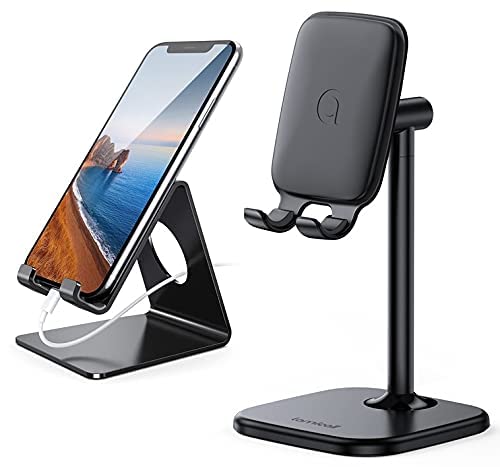 Lamicall Cell Phone Stand For Desk - Adjustable Mobile Phone Holder Dock For Table, Desktop, Office - Combination Suit #TOP26