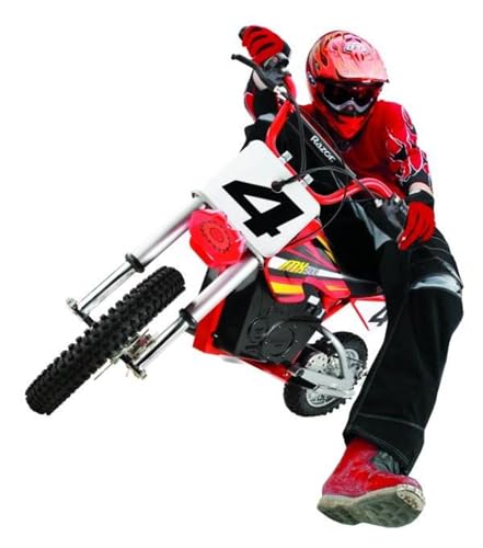 Razor MX650 and MX500 Dirt Rocket Ride On Electric Rechargeable High Torque Motorcross Motorcycle Bike for Teens and Adults, Orange/Red (2 Pack) - Thumbnail 3