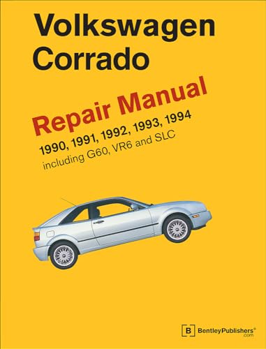 Volkswagen Corrado (A2) Official Factory Repair Manual 1990-1994: Including G60, VR6 and SLC