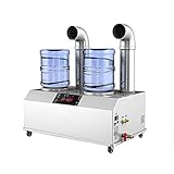 1: control del microordenador pantalla LCD systemLarge, que muestra simultáneamente la temperatura y la humedad, y visualización en tiempo real de los parámetros de ajuste y estado de funcionamiento.hora de la cita de 24 horas, fácil de operar, para satisfacer sus necesidades de humidificación.