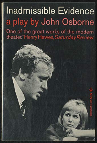 Inadmissible Evidence - A Play [Unknown] B000IWWMJM Book Cover