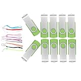 Característica - Diferentes cordones de color conectados a cada unidad flash pueden ayudarlo a distinguir entre diferentes tipos de archivos. Ligero, conveniente para sujetar al llavero y fácil de transportar