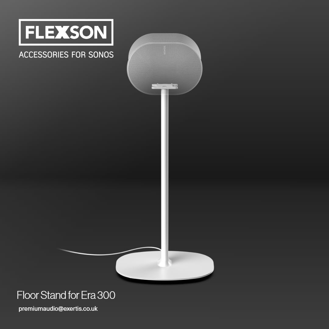 FLEXSON Essentials Adjustable Floor Stand for Sonos ERA 300