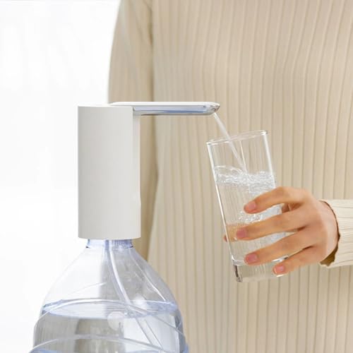 Bomba De Água Galão Recarregavel Dispensador Automático Display Digital e Botão Smart Touch Linha Pr