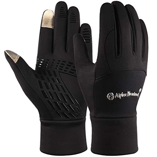 Vbiger Outdoor Cycling Driving Warm Touchscreen Gloves (Black, XL)