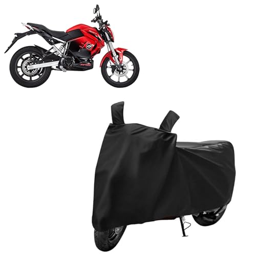 Image of Kerwa Waterproof Bike Cover Compatible with Revolt RV 400 | Dust Proof, UV-Resistant, Mirror Pocket with Windproof Buckle Strap