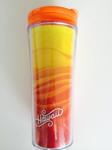 Starbucks Hawaii Lava Orange Tumbler, Travel Coffee/tea Cup 12 Oz