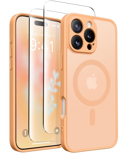 CAPRARO for iPhone 16 Pro Max Case, Compatible with MagSafe