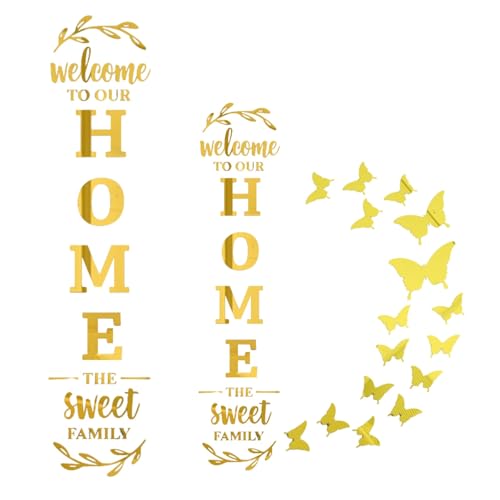 3D Acrylic Home Letters Wall Decor Removable DIY Home Sign