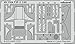 Eduard EDP491304 Photoetch 1:48-F3F-2 (Academy) Scale Model Accessory Set, Various