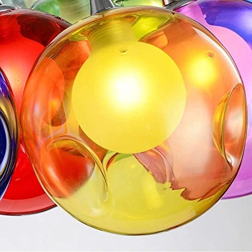 Lámpara de araña de lujo con esferas de cristal y tecnología LED para techos exclusivos 5