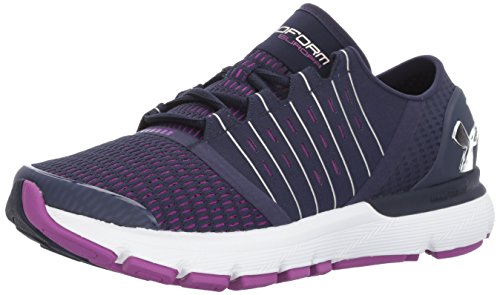 Under Armour Women’s Speedform Europa Running Shoe, Midnight Navy (400)/Purple Rave, 6.5