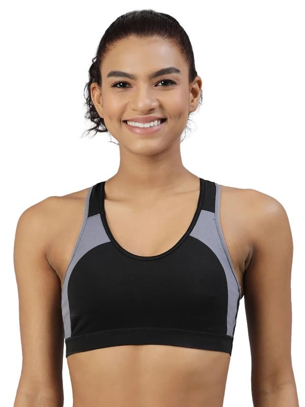 BLOSSOM Women’s Medium Impact Sports Bra with Removable Cookie Pads and Racer Back Styling_Workout Bra BLOSSOM Women’s Medium Impact Sports Bra with Removable Cookie Pads and Racer Back Styling_Workout Bra