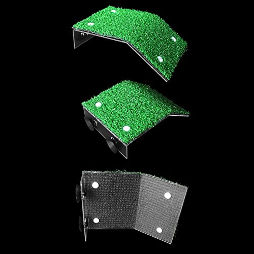 Isla flotante para tortugas m de acrílico con kit de accesorios 6