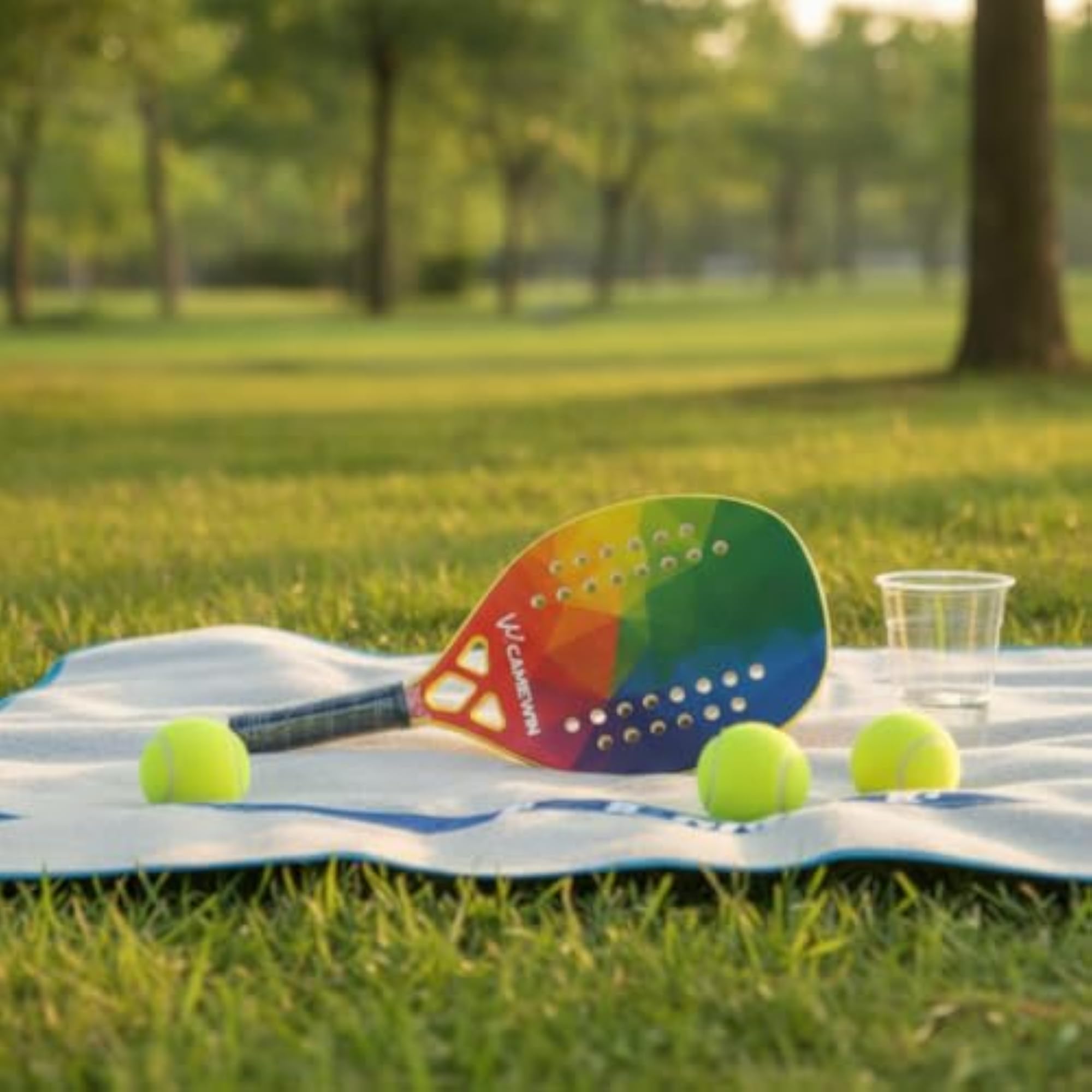 Carbon Fiber Beach Tennis Paddle with Bag