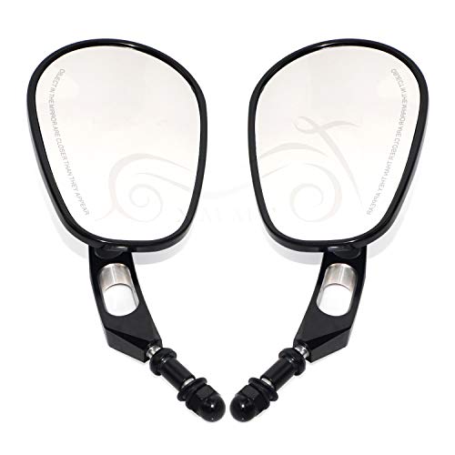 Custom Motorcycle CNC Rear View Side Mirrors For Harley Sportster Road King Street Electra Glide Dyna Softail Road Glide 1982-2019 - Thumbnail 5