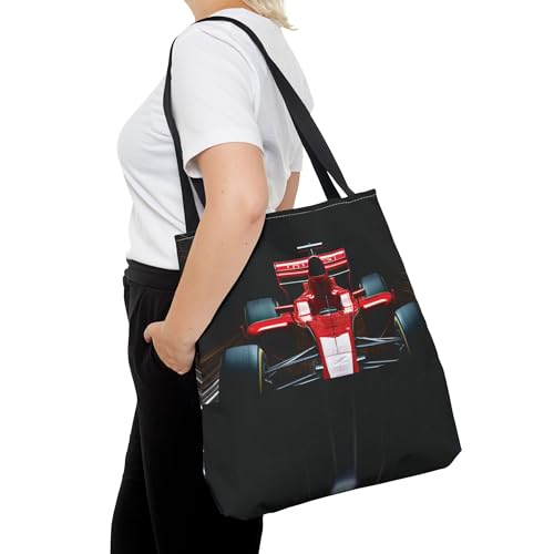 F1 Formula 1 Racing Car Shoulder Tote Bag for Travel,Work or Overnight weekender bag, lined inside 3 sizes 5 colored Handles4