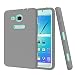 BAUBEY Case for Samsung Tab A6 7.0 2016 SM-T280 T285, Hybrid Heavy Duty Shockproof Impact Resist Hard Rubber Protective Case Cover for Samsung Galaxy Tab A6 7.0 2016 SM-T280 SM-T285 (Grey / Aqua)