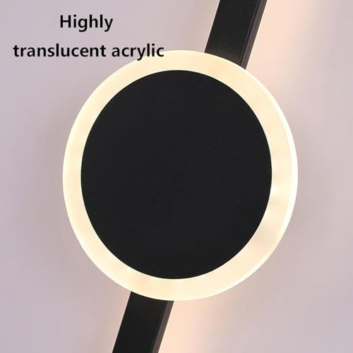 Lámpara de aluminio de pared LED de 80cm acabado oro de lujo para interior 5