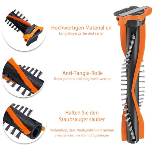 Ptyism 8 Stk Staubsauger Filter Philips(6 vacuum Cleaner Filter,1 Philips Speedpro Max Bürste u 1 Reinigungsbürste) Phillips Staubsauger Filter für FC6812、FC68148、FC6822、FC6823、FC6908、FC6827 usw