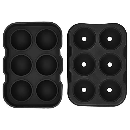 Molde para cubitos de hielo 6 cavidades silicona miniatura 6