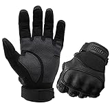 Tactical Gloves Military Shooting Gloves Hard Knuckles for Full Finger Gloves Climbing Hunting Hiking Cycling Shooting Touchscreen Gloves